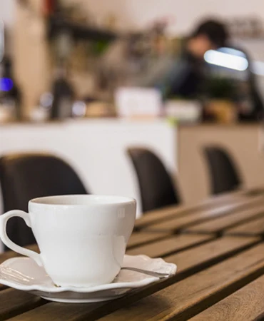 Café servido para una reunión